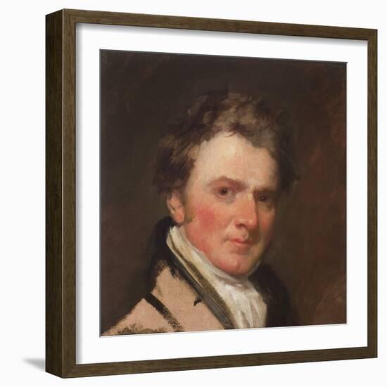 Portrait of a Gentleman, C.1810 (Oil on Canvas)-Gilbert Stuart-Framed Giclee Print