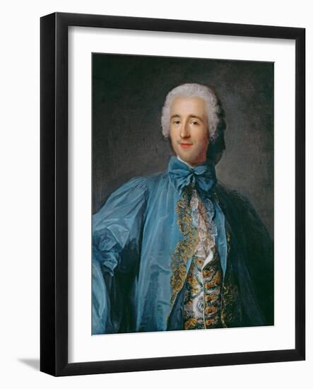 Portrait of a Gentleman in a Blue Coat-Jean-Marc Nattier-Framed Giclee Print