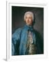 Portrait of a Gentleman in a Blue Coat-Jean-Marc Nattier-Framed Giclee Print