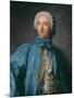 Portrait of a Gentleman in a Blue Coat-Jean-Marc Nattier-Mounted Giclee Print