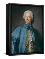 Portrait of a Gentleman in a Blue Coat-Jean-Marc Nattier-Framed Stretched Canvas