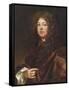 Portrait of a Gentleman in a Brown Robe-Sir Peter Lely-Framed Stretched Canvas