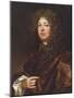 Portrait of a Gentleman in a Brown Robe-Sir Peter Lely-Mounted Giclee Print