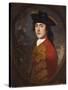 Portrait of a Gentleman in a Red Jacket-Sir Joshua Reynolds-Stretched Canvas