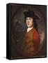 Portrait of a Gentleman in a Red Jacket-Sir Joshua Reynolds-Framed Stretched Canvas