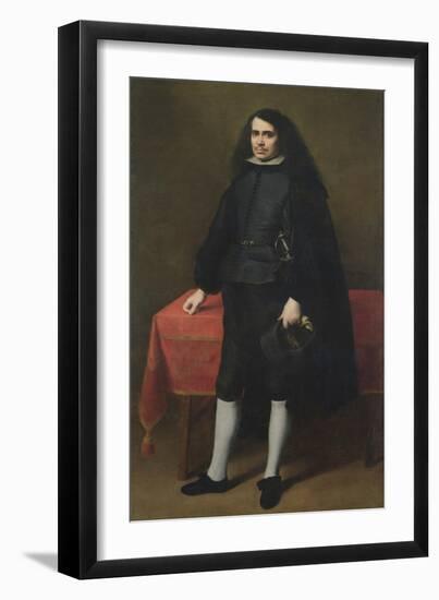 Portrait of a Gentleman in a Ruff Collar, C.1670 (Oil on Canvas)-Bartolome Esteban Murillo-Framed Giclee Print