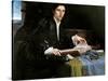 Portrait of a Gentleman in his Study-Lorenzo Lotto-Stretched Canvas