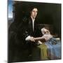 Portrait of a Gentleman in His Study-Lorenzo Lotto-Mounted Giclee Print