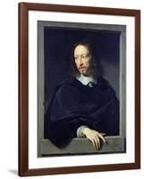 Portrait of a Gentleman, known as Arnaud D'Andilly-Philippe De Champaigne-Framed Giclee Print