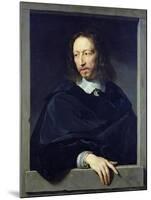 Portrait of a Gentleman, known as Arnaud D'Andilly-Philippe De Champaigne-Mounted Giclee Print