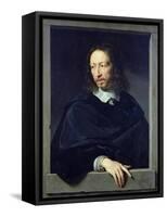 Portrait of a Gentleman, known as Arnaud D'Andilly-Philippe De Champaigne-Framed Stretched Canvas
