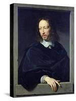 Portrait of a Gentleman, known as Arnaud D'Andilly-Philippe De Champaigne-Stretched Canvas