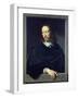 Portrait of a Gentleman, known as Arnaud D'Andilly-Philippe De Champaigne-Framed Giclee Print