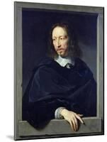 Portrait of a Gentleman, known as Arnaud D'Andilly-Philippe De Champaigne-Mounted Giclee Print