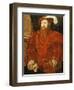 Portrait of a Gentleman of the English Court, 1546-Hans Eworth-Framed Giclee Print