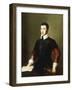 Portrait of a Gentleman, said to be the Composer Vincenzo Galilei (c.1520-91)-Alessandro Allori-Framed Giclee Print