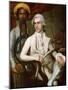 Portrait of a Gentleman, Seated, in White Jacket, Waistcoat and Breeches, Holding a Hookah-Robert Home-Mounted Giclee Print