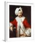 Portrait of a Gentleman Standing, Half-Length, in Oriental Costume-Andrea Soldi-Framed Giclee Print