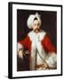 Portrait of a Gentleman Standing, Half-Length, in Oriental Costume-Andrea Soldi-Framed Giclee Print