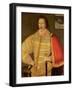 Portrait of a Gentleman, Thought to Be English Navigator Thomas Cavendish-John the Younger Bettes-Framed Giclee Print