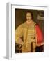 Portrait of a Gentleman, Thought to Be English Navigator Thomas Cavendish-John the Younger Bettes-Framed Giclee Print