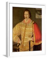 Portrait of a Gentleman, Thought to Be English Navigator Thomas Cavendish-John the Younger Bettes-Framed Giclee Print