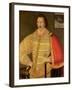 Portrait of a Gentleman, Thought to Be English Navigator Thomas Cavendish-John the Younger Bettes-Framed Giclee Print