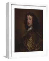 Portrait of a Gentleman, Thought to Be William Brouncker, 2nd Viscount Brouncker, 1660S-Sir Peter Lely-Framed Giclee Print