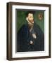 Portrait of a Gentleman, Traditionally Called a Member of the Dacre Family, 1571-George Gower-Framed Giclee Print