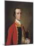 Portrait of a Gentleman, Traditionally Identified as Alexander Baillie of the First Foot, C.1761-62-Joseph Wright of Derby-Mounted Giclee Print