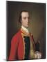 Portrait of a Gentleman, Traditionally Identified as Alexander Baillie of the First Foot, C.1761-62-Joseph Wright of Derby-Mounted Giclee Print