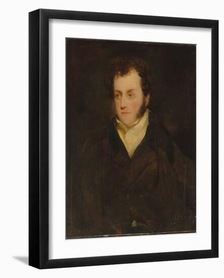 Portrait of a Gentleman, Traditionally Identified as Lancelot Archer-Burton-John Constable-Framed Giclee Print