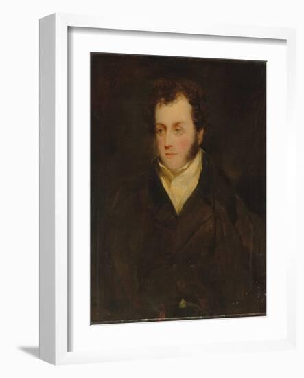 Portrait of a Gentleman, Traditionally Identified as Lancelot Archer-Burton-John Constable-Framed Giclee Print