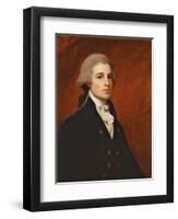 Portrait of a Gentleman-George Romney-Framed Giclee Print