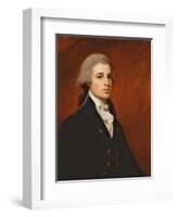 Portrait of a Gentleman-George Romney-Framed Giclee Print