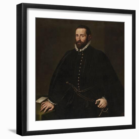 Portrait of a Gentleman-Jacopo Robusti Tintoretto-Framed Giclee Print