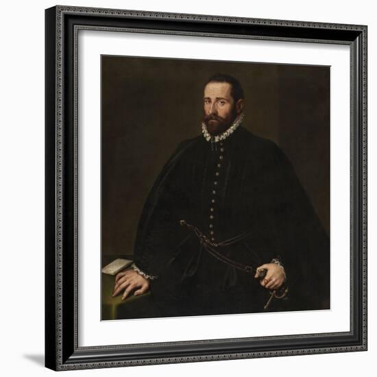 Portrait of a Gentleman-Jacopo Robusti Tintoretto-Framed Giclee Print