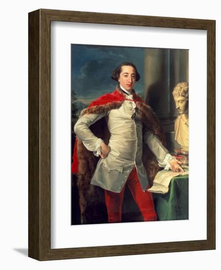 Portrait of a Gentleman-Pompeo Batoni-Framed Giclee Print