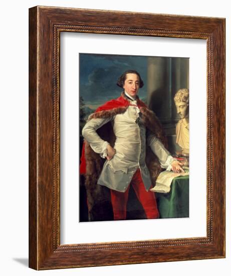 Portrait of a Gentleman-Pompeo Batoni-Framed Giclee Print