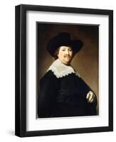 Portrait of a Gentleman-Johannes Cornelisz. Verspronck-Framed Giclee Print