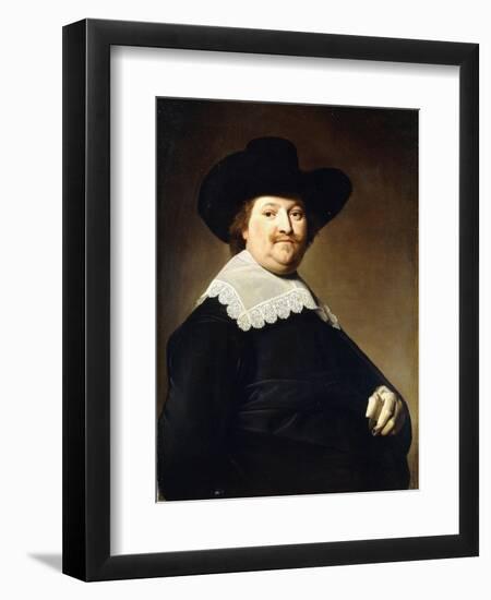 Portrait of a Gentleman-Johannes Cornelisz. Verspronck-Framed Giclee Print