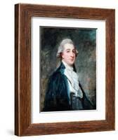 Portrait of a Gentleman-George Romney-Framed Giclee Print