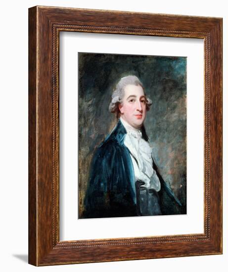 Portrait of a Gentleman-George Romney-Framed Giclee Print