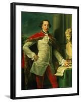 Portrait of a Gentleman-Pompeo Girolamo Batoni-Framed Giclee Print