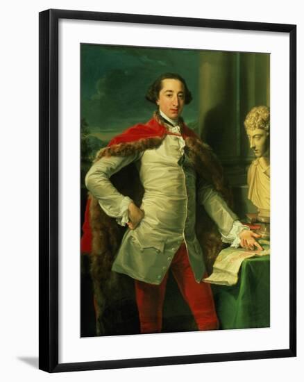 Portrait of a Gentleman-Pompeo Girolamo Batoni-Framed Giclee Print