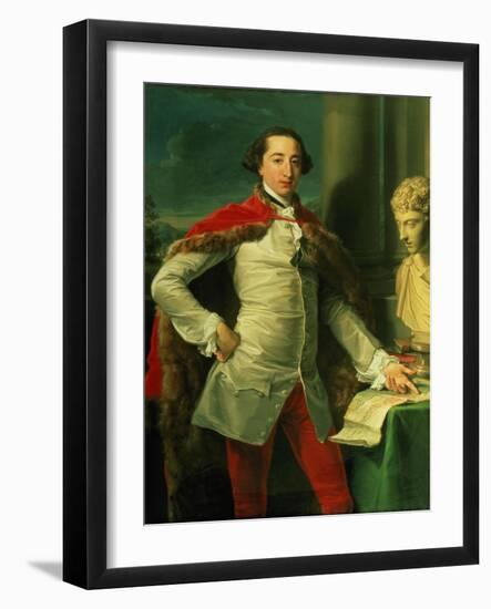 Portrait of a Gentleman-Pompeo Girolamo Batoni-Framed Giclee Print