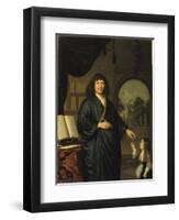 Portrait of a Gentleman-Pieter van Slingelandt-Framed Giclee Print