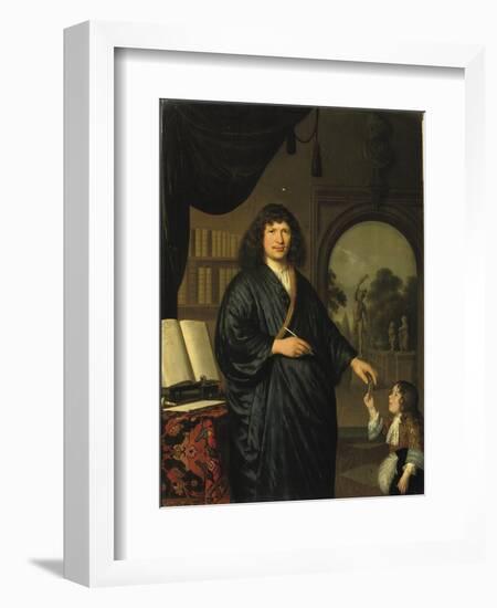 Portrait of a Gentleman-Pieter van Slingelandt-Framed Giclee Print