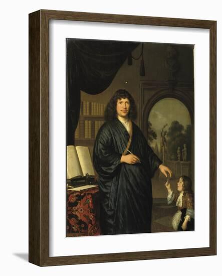 Portrait of a Gentleman-Pieter van Slingelandt-Framed Giclee Print