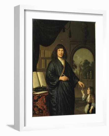 Portrait of a Gentleman-Pieter van Slingelandt-Framed Giclee Print